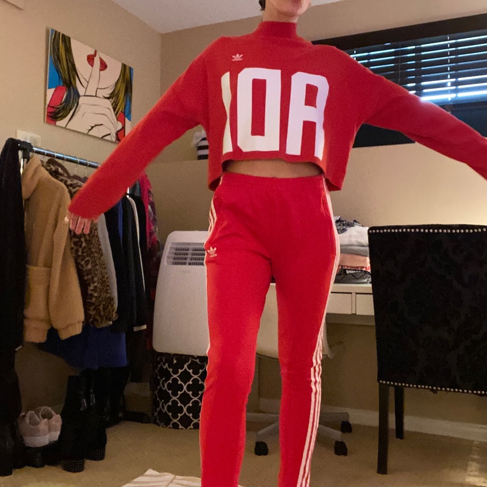 Track suit.